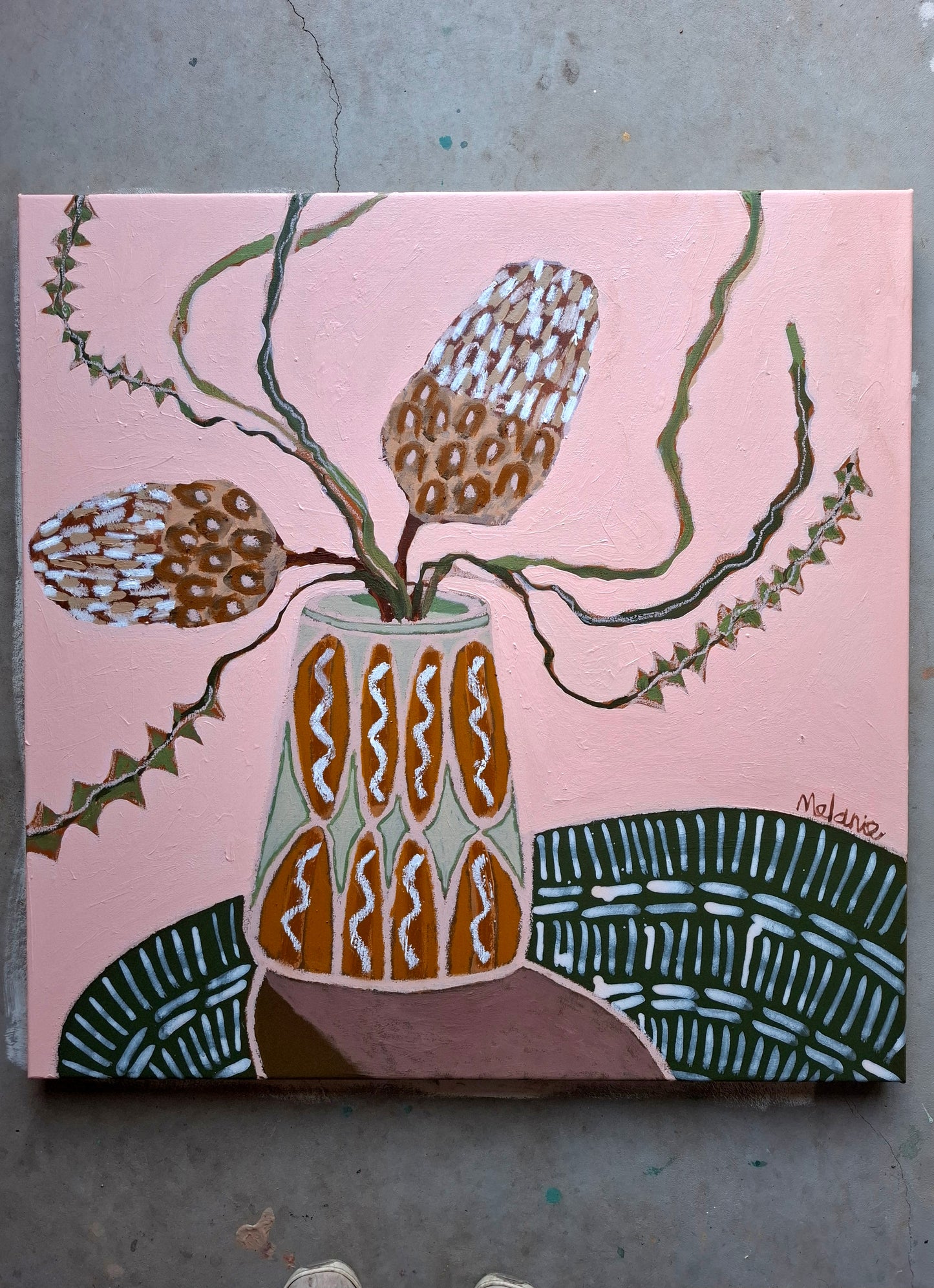 'B for Banksia Prionotes'