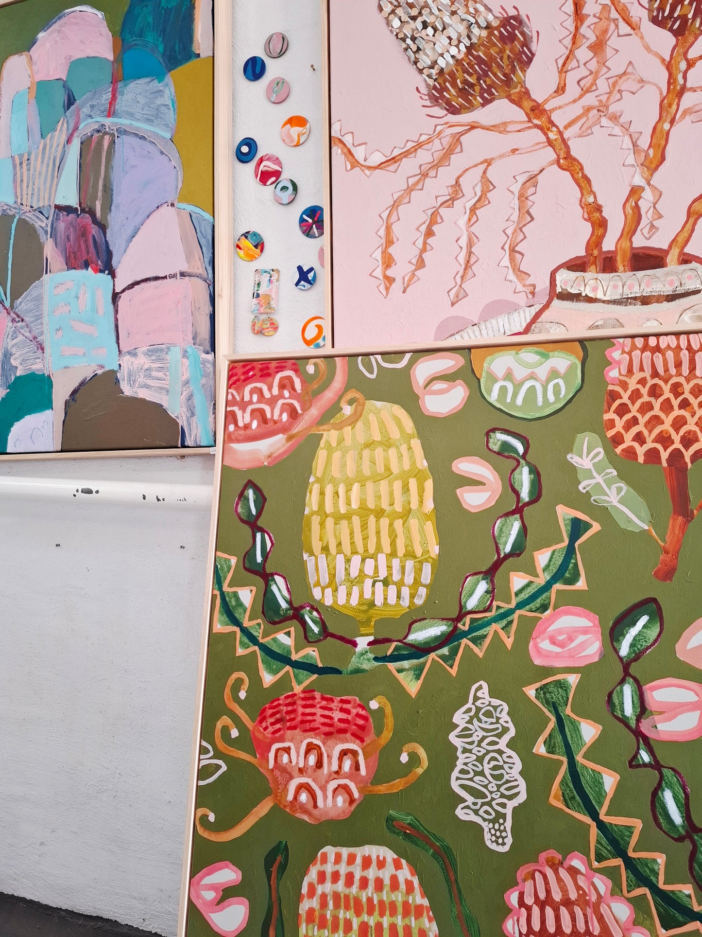 'Banksia Buddies Green'