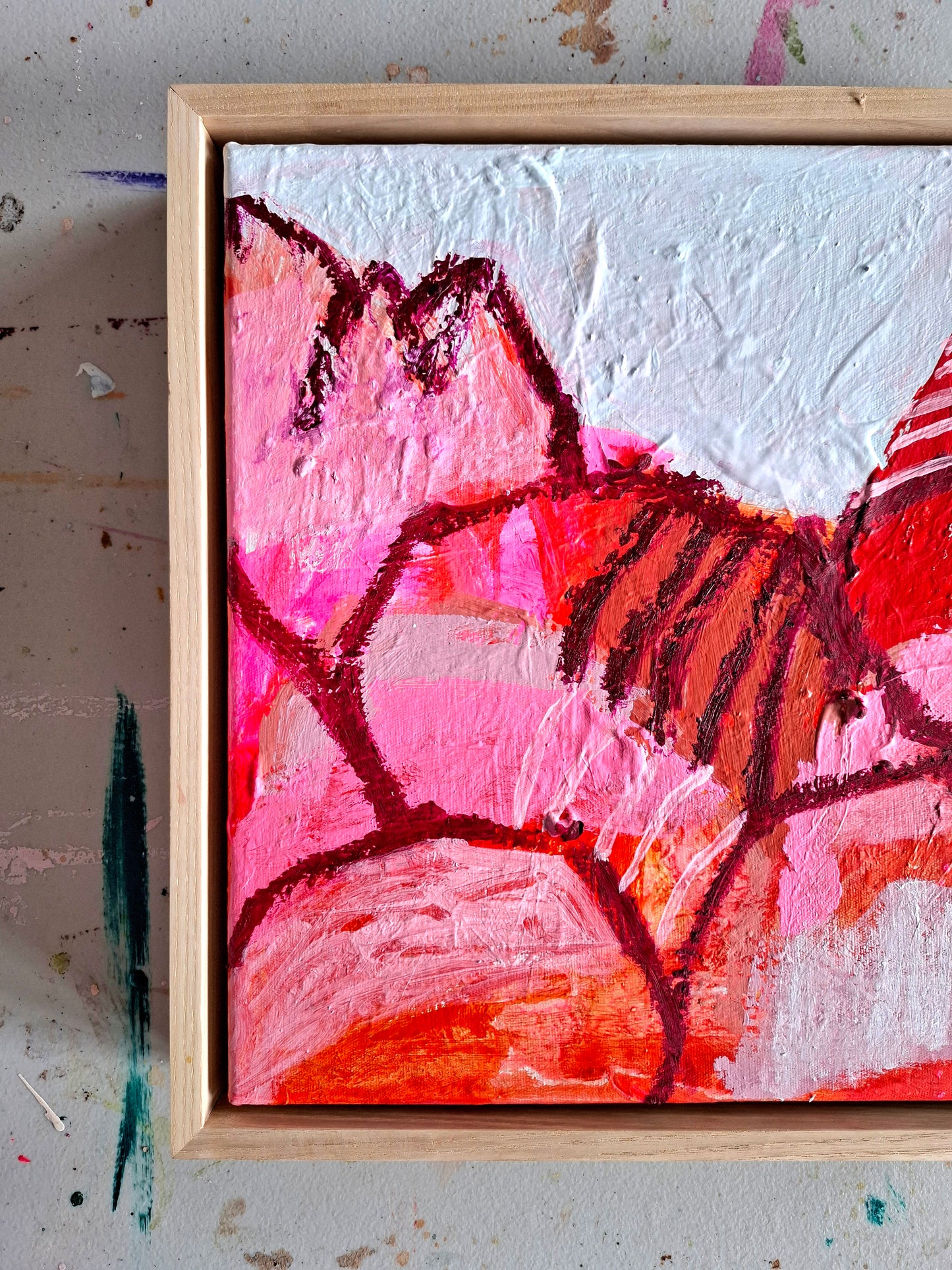 'Pink and Red' - r.