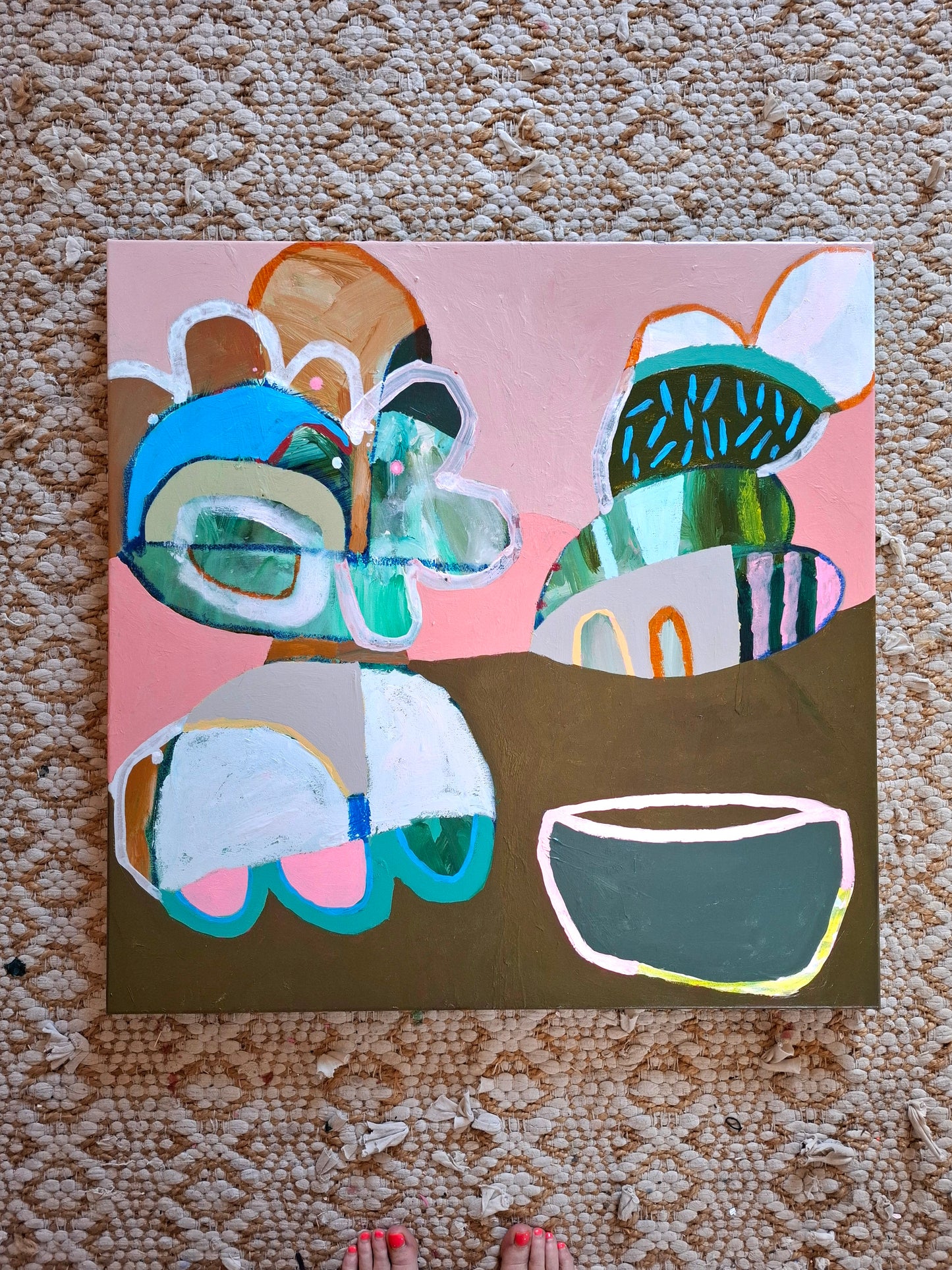 'Mountain Creature & Bowl'