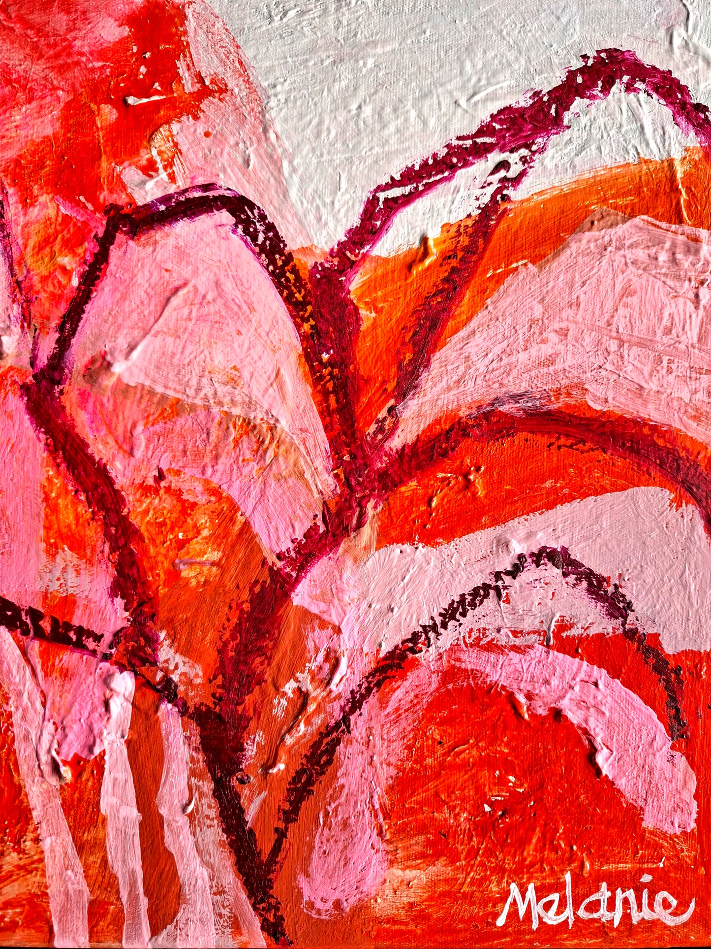 'Pink and Red' - m.