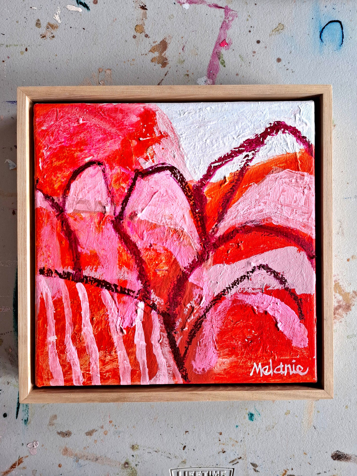 'Pink and Red' - m.