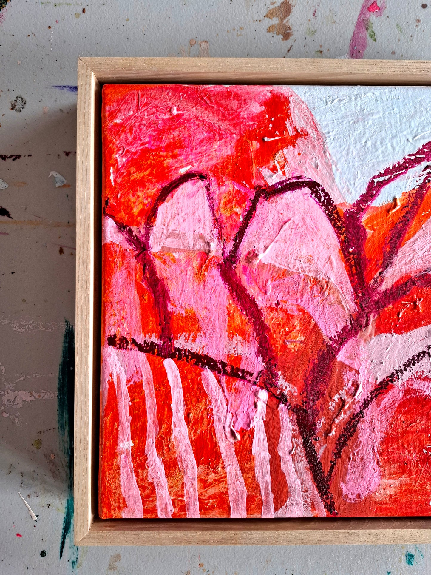 'Pink and Red' - m.