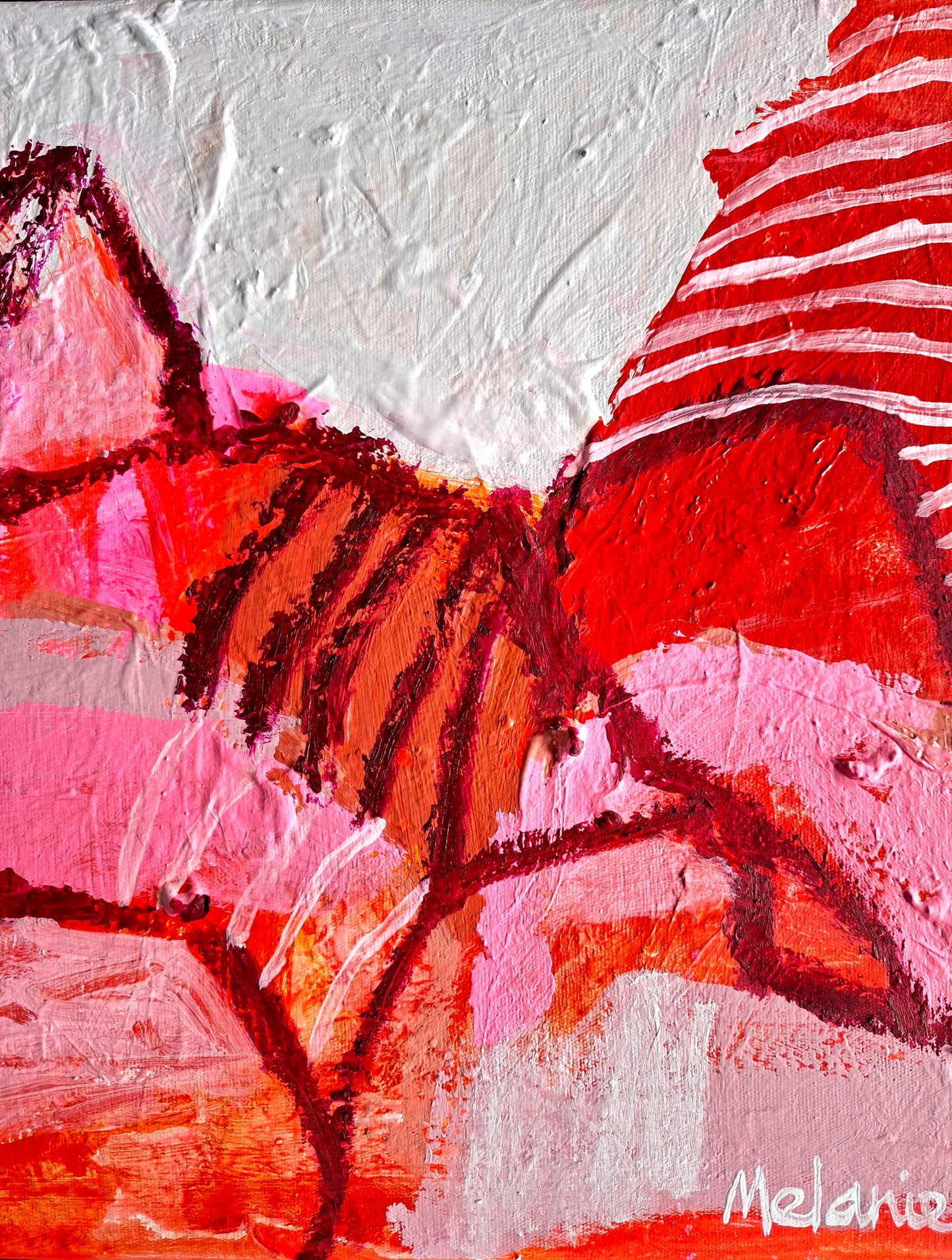 'Pink and Red' - r.
