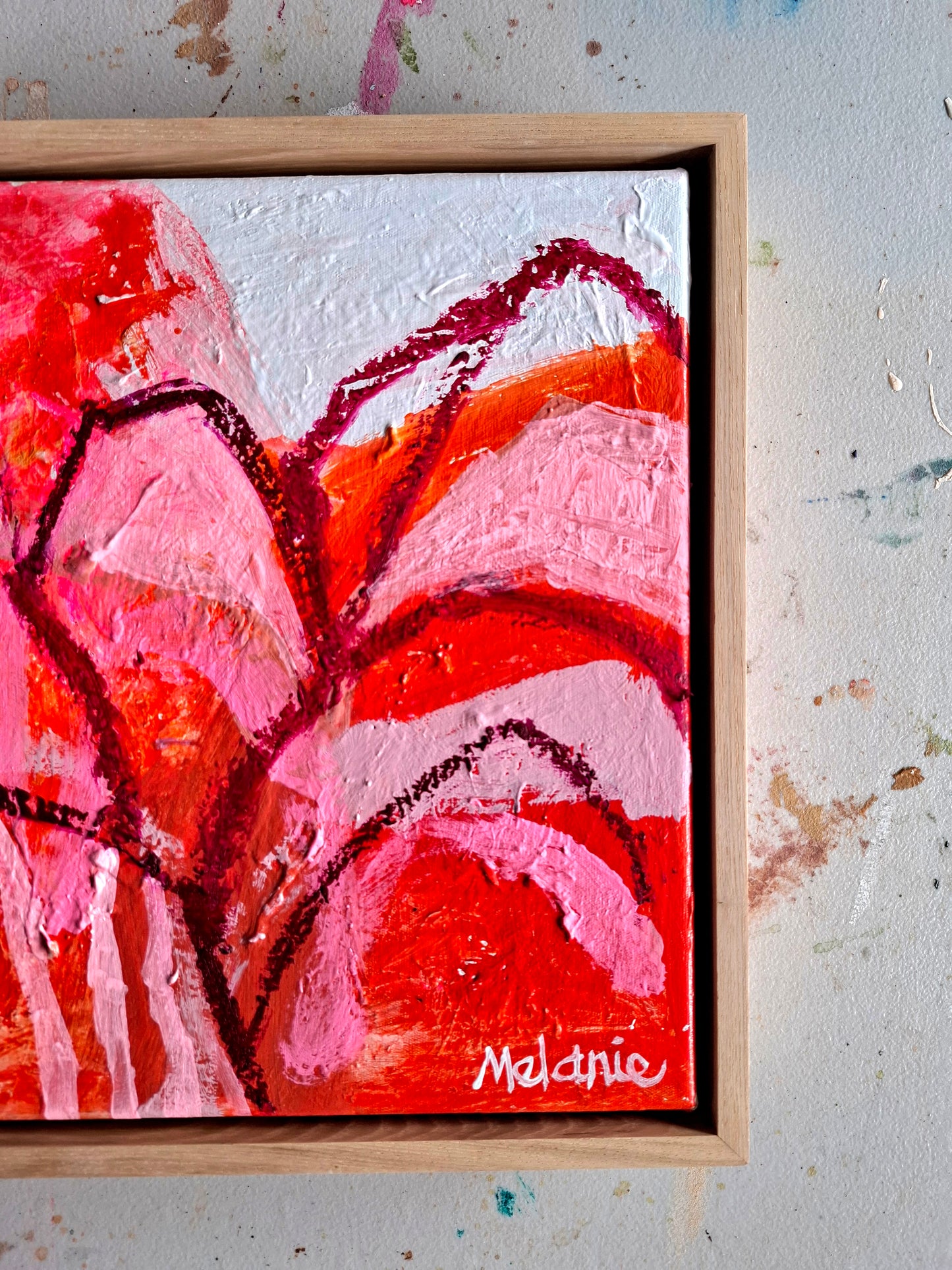 'Pink and Red' - m.