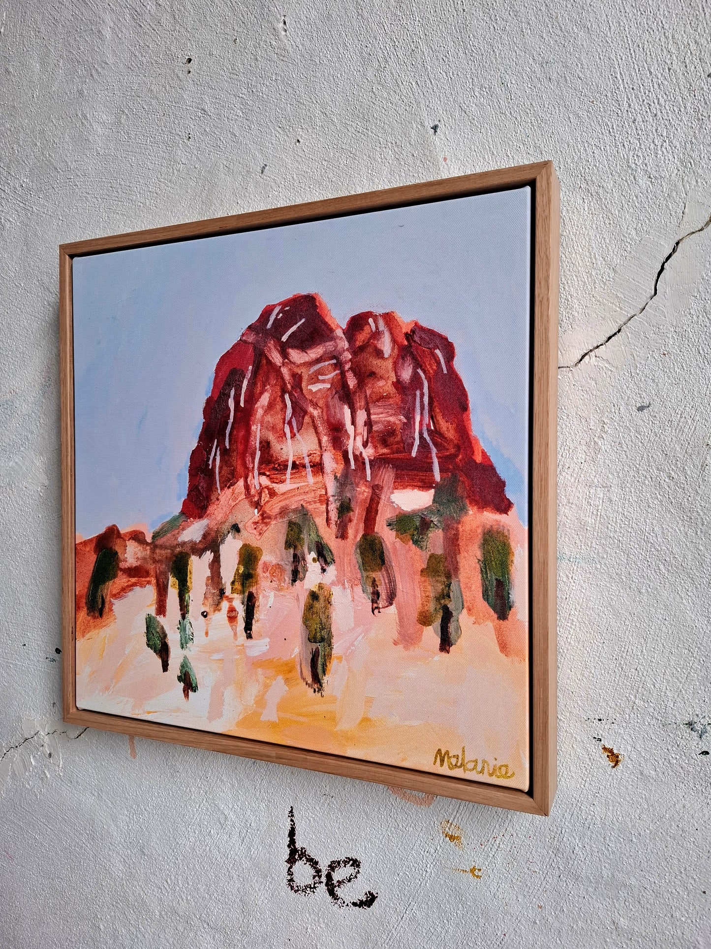 'Mitre Mornings 1' - framed canvas print