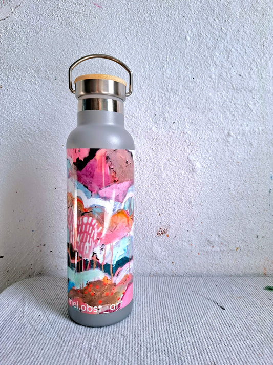 Art Drink Bottle - grey.