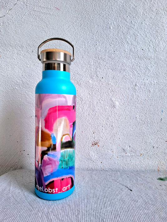 Art Drink Bottles - light blue.