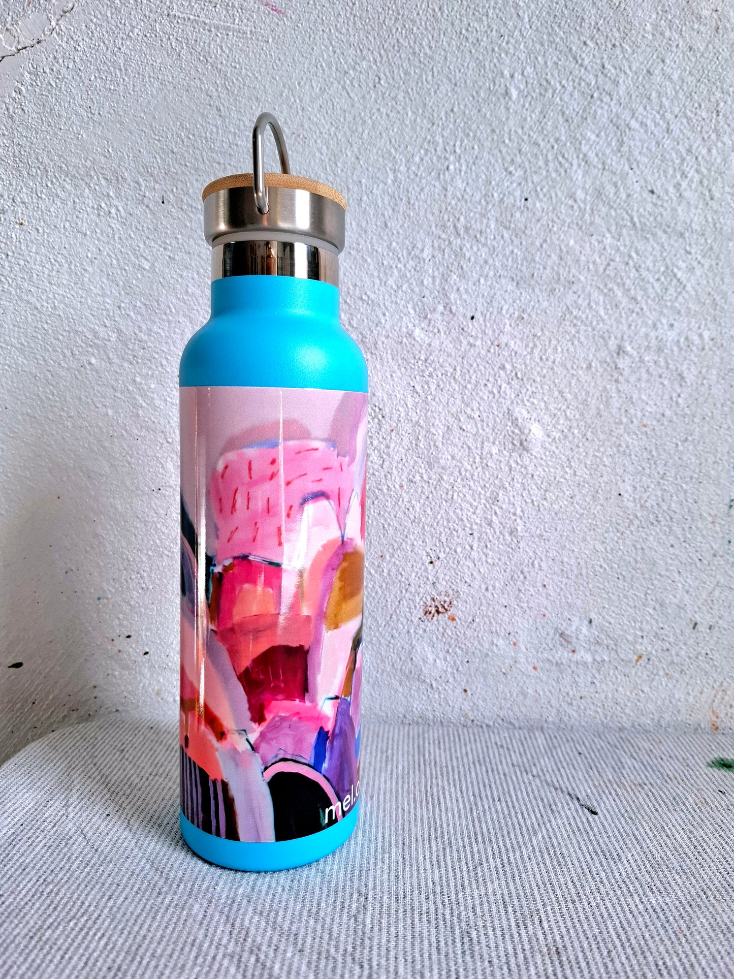 Art Drink Bottles - light blue.