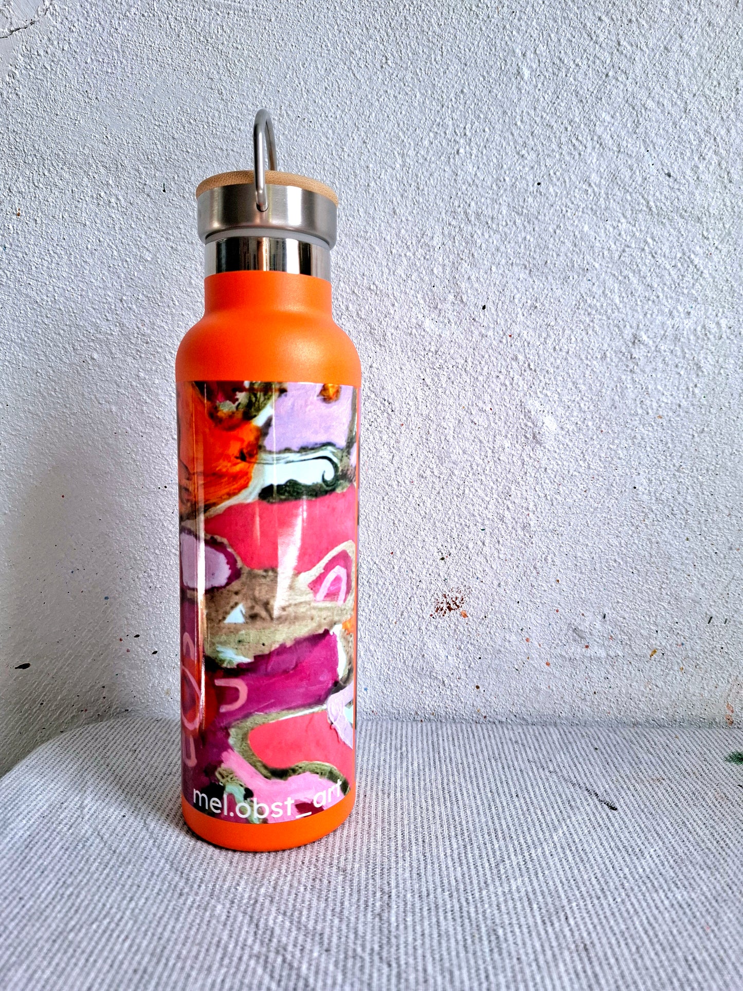 Art Drink Bottle - orange.