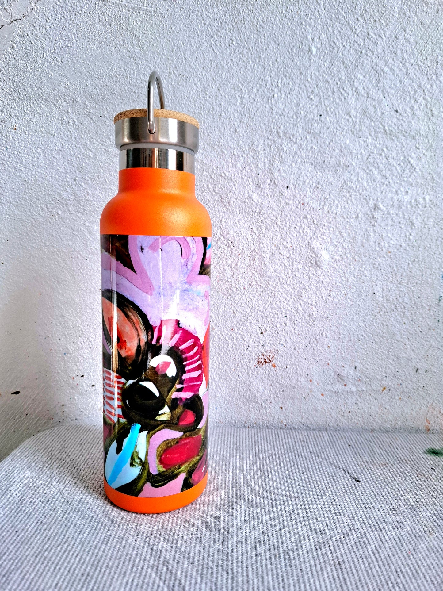 Art Drink Bottle - orange.