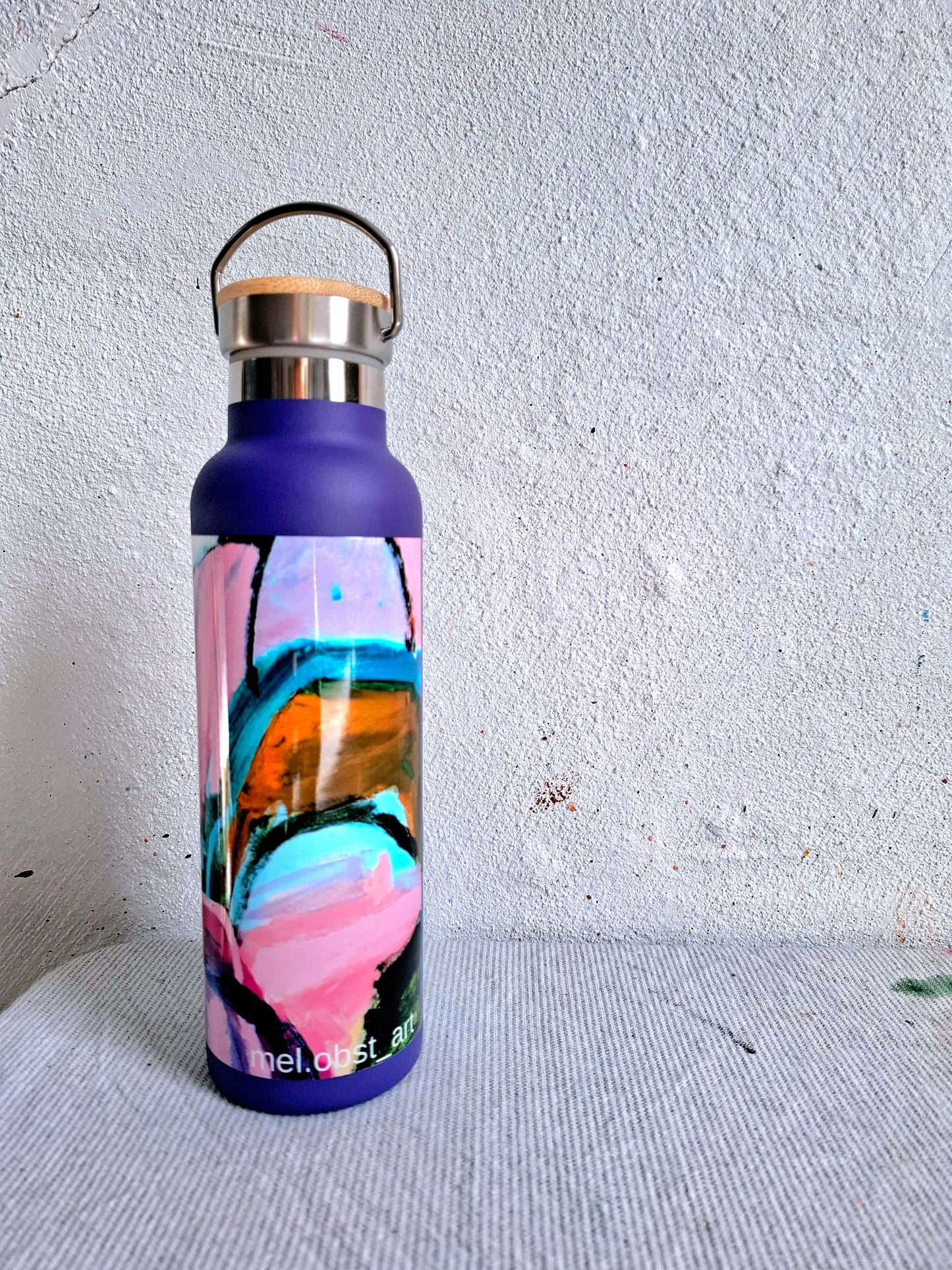 Art Drink Bottle - purple.