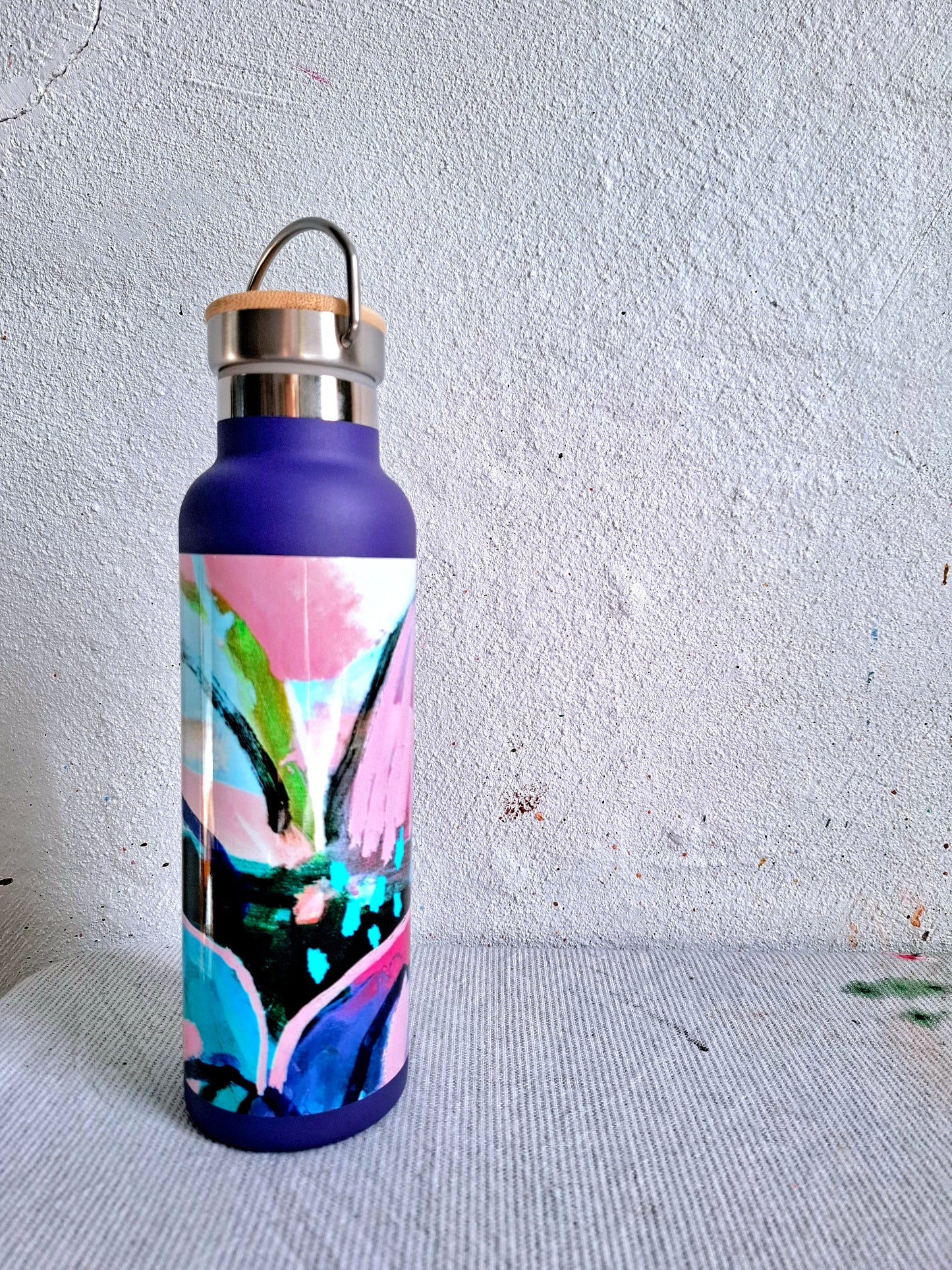 Art Drink Bottle - purple.