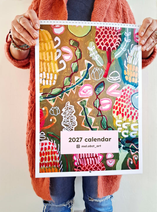 2027 Calendar - 2 pack, 1 x A3 & 1 × A4.