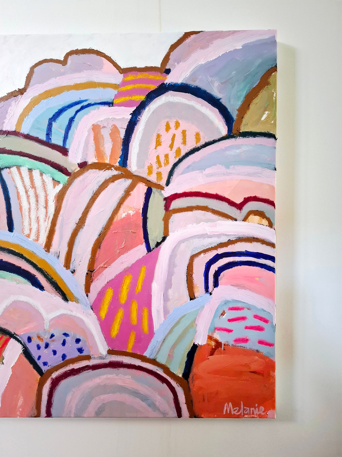 'Coloured Mountainside'