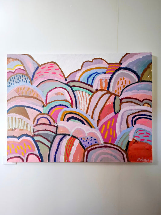 'Coloured Mountainside'