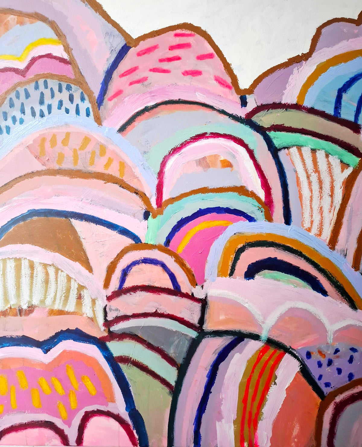 'Coloured Mountainside'