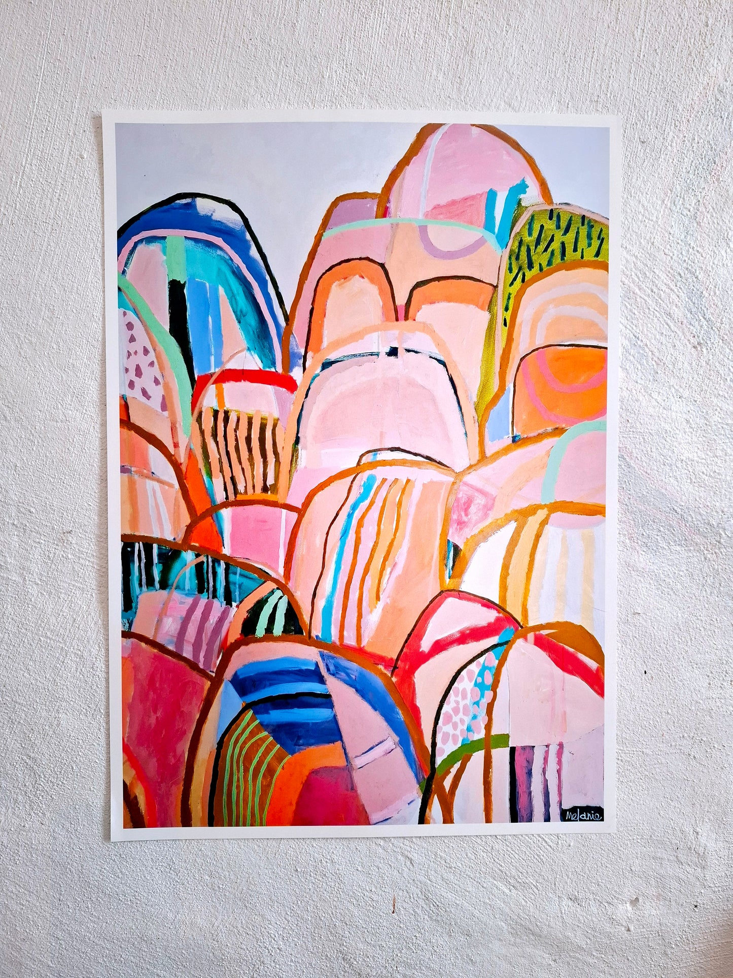 A2 Print - 'Colourful Climbs'
