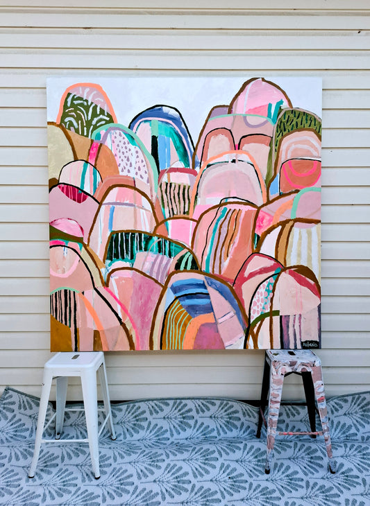 'Colourful Mountain climbs'