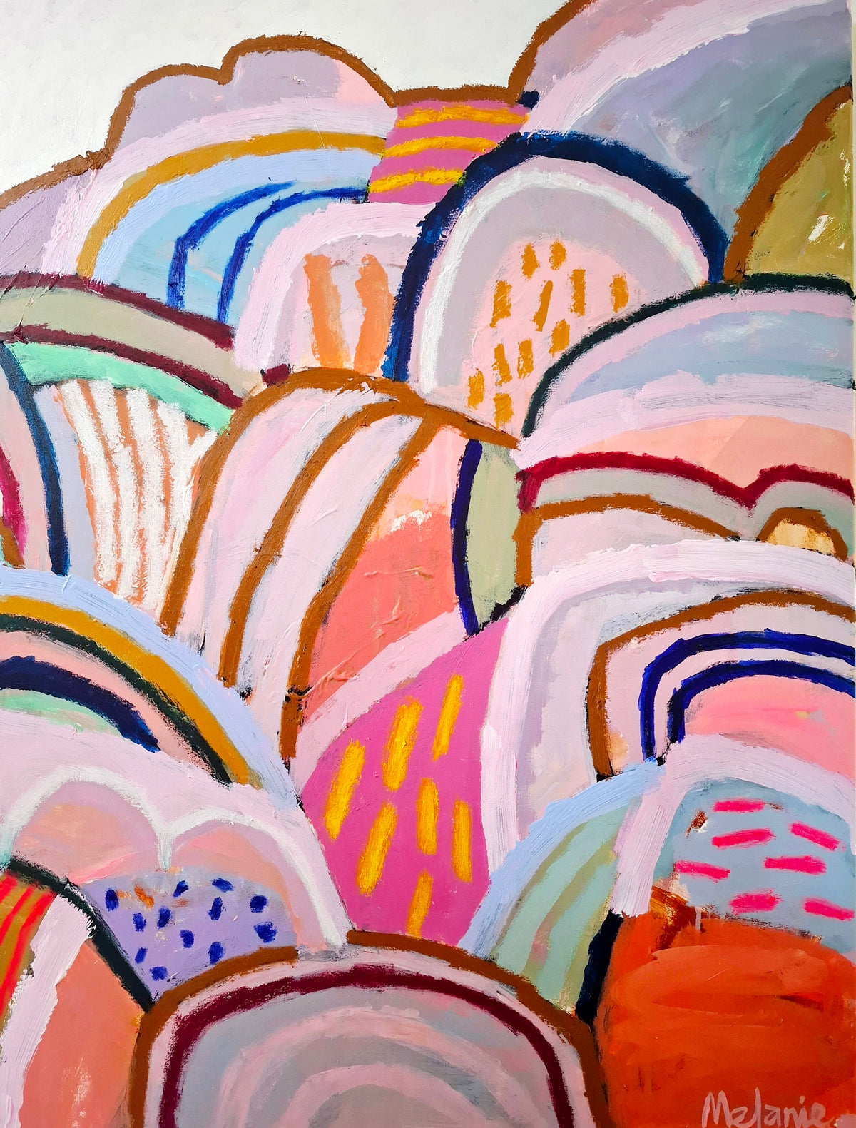 'Coloured Mountainside'