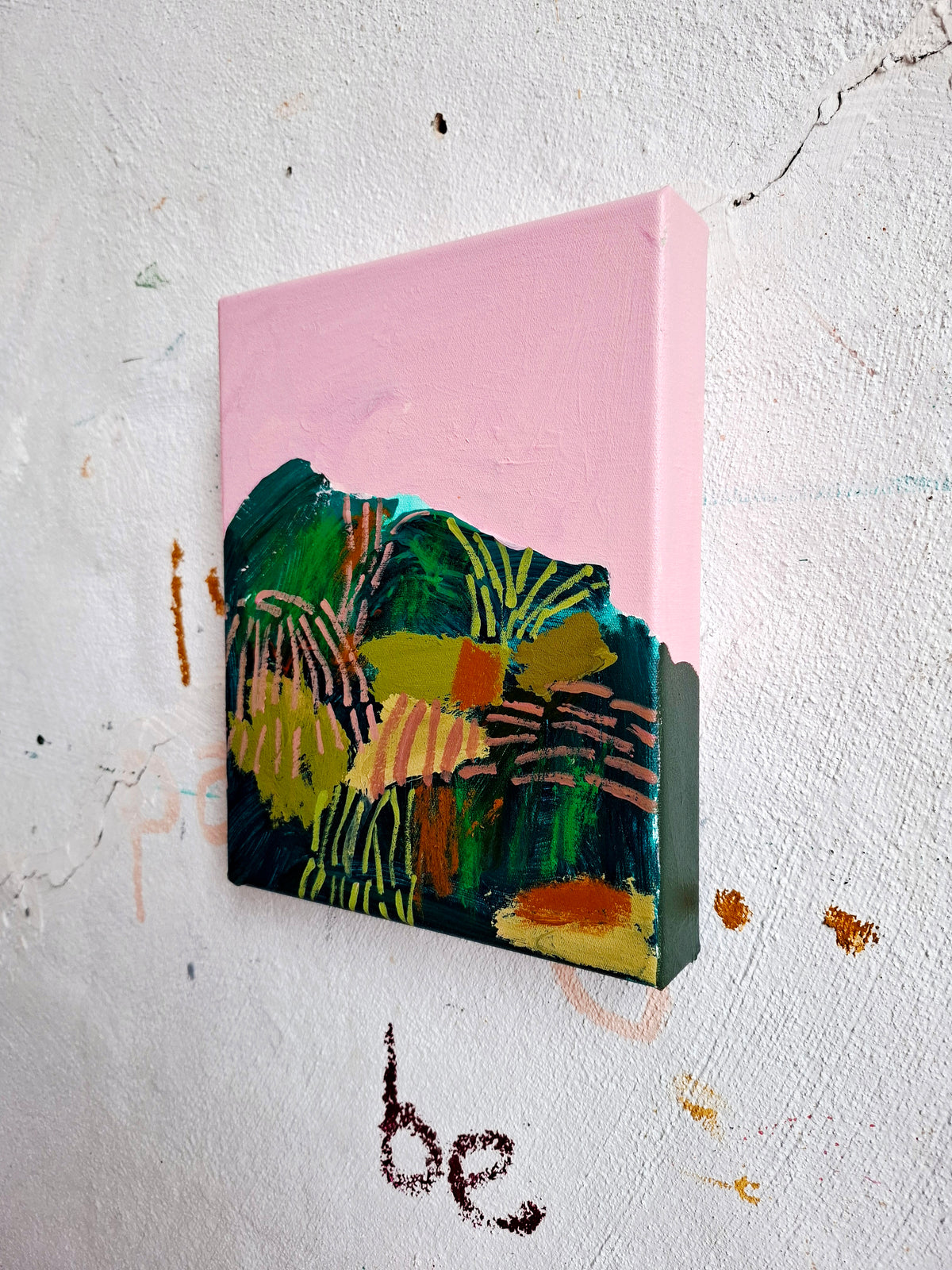 Untitled Green & Pink - 2