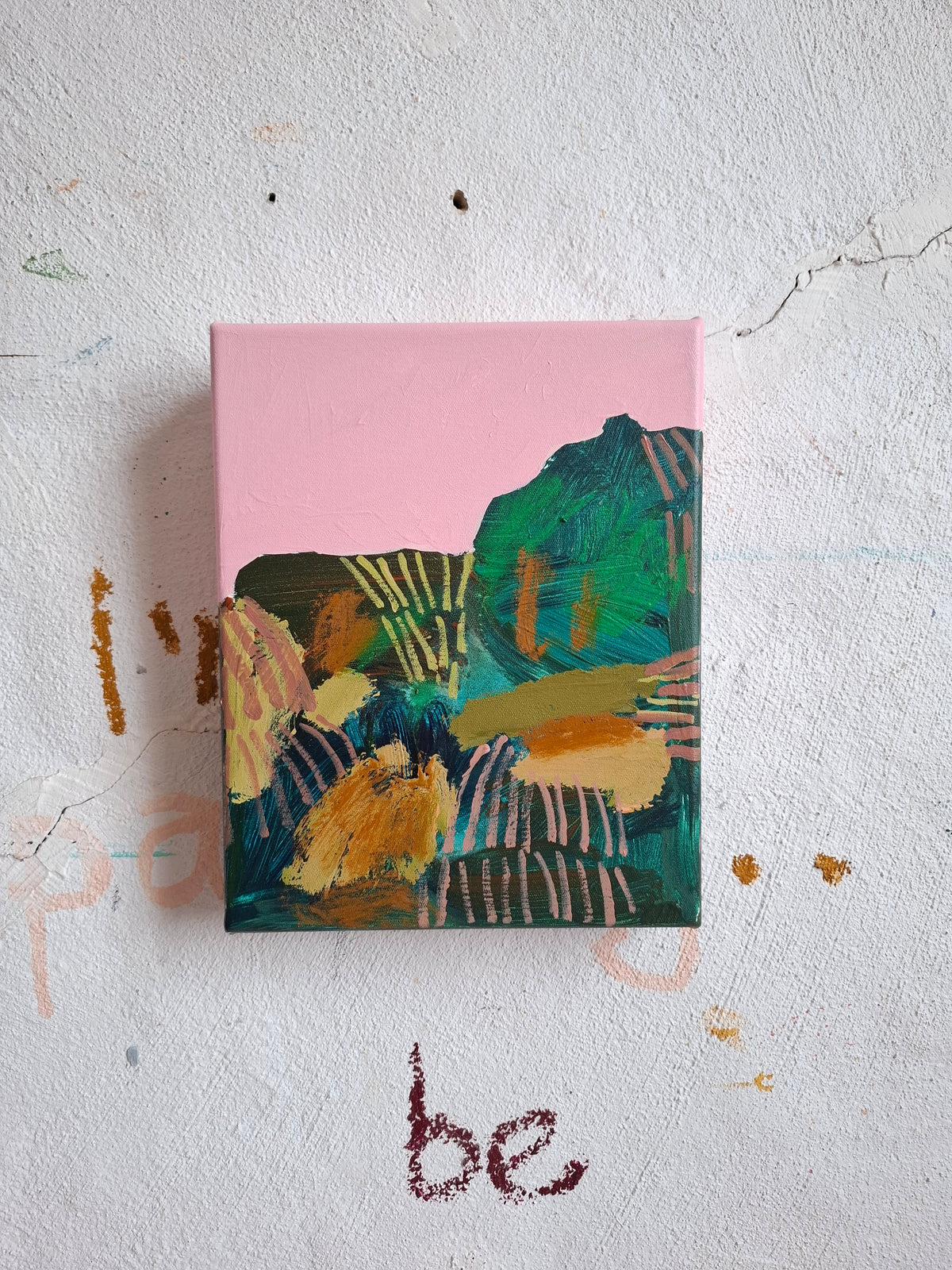 Untitled Green & Pink - 3.