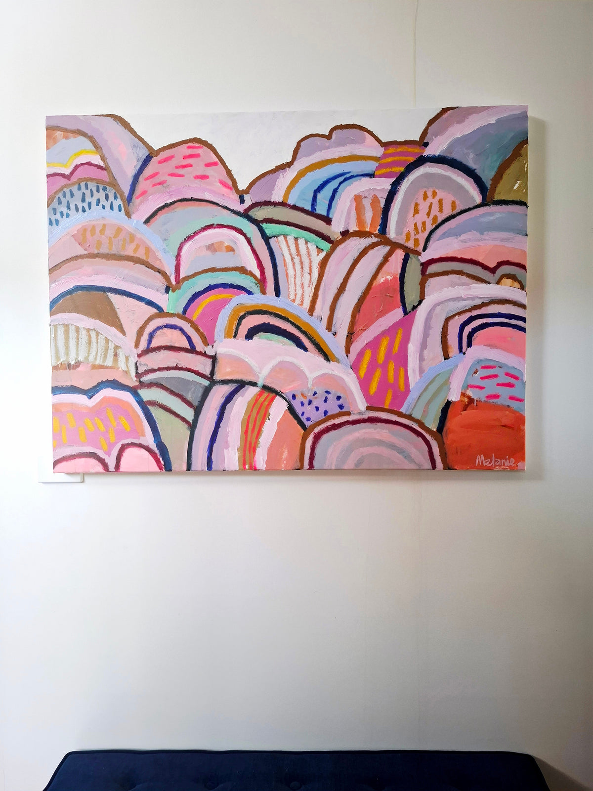 'Coloured Mountainside'