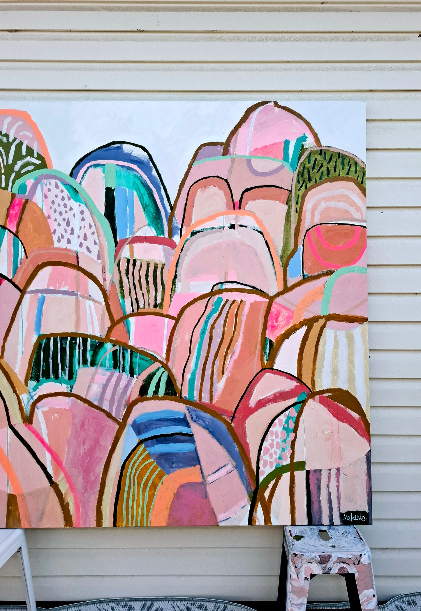 'Colourful Mountain climbs'