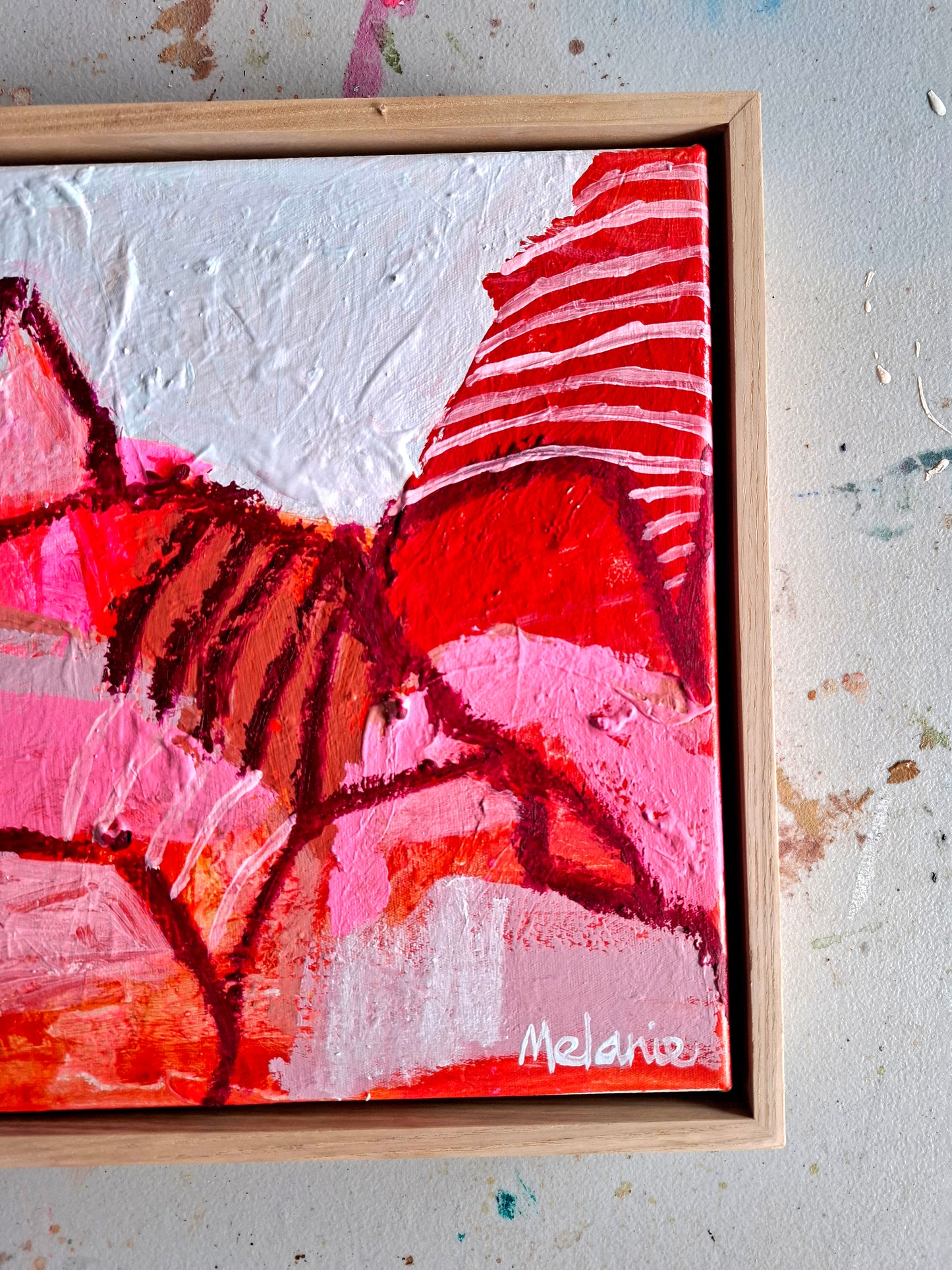 'Pink and Red' - r.