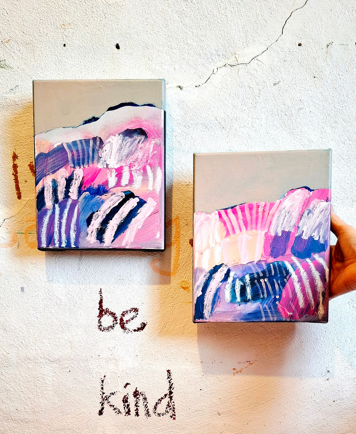 Untitled Pink & Blue - 2