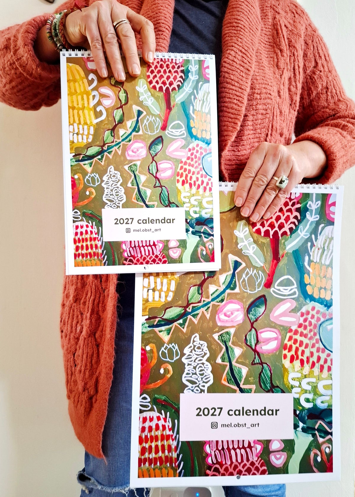 2027 Calendar - 2 pack x A3.