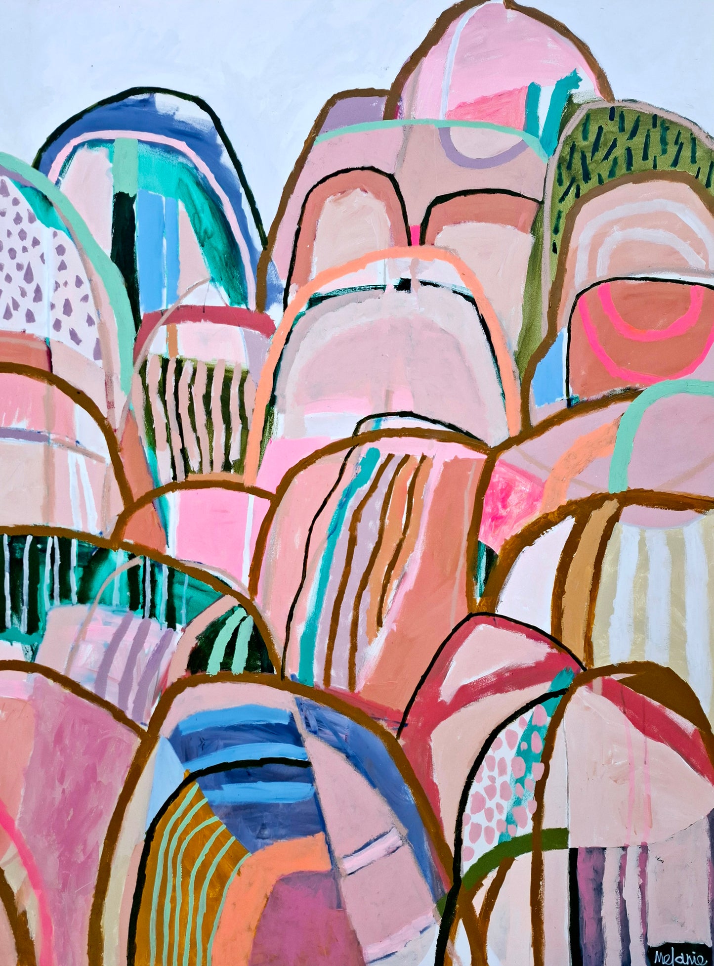 'Colourful Mountain climbs'
