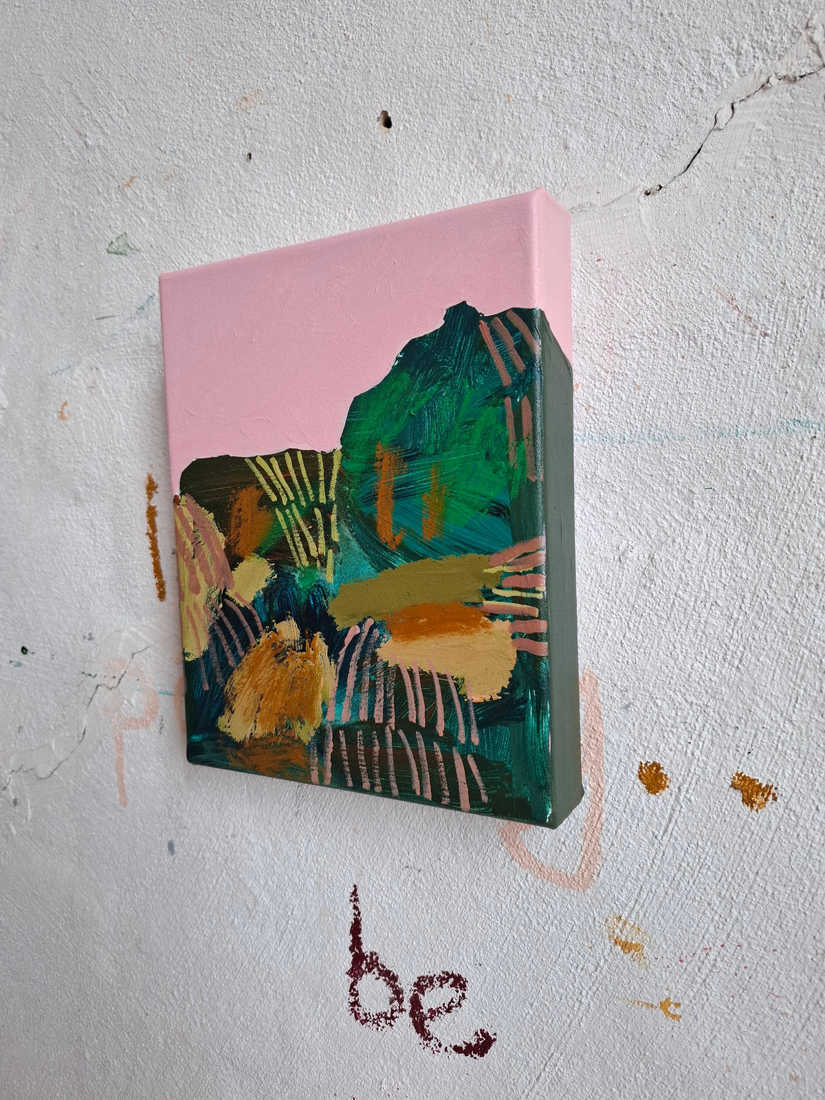 Untitled Green & Pink - 3.